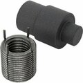 Bsc Preferred Black-Phosphate Steel Key-Locking Inserts with Installation Tool Thick Wall M16 x 2 mm Thread Size 90245A311